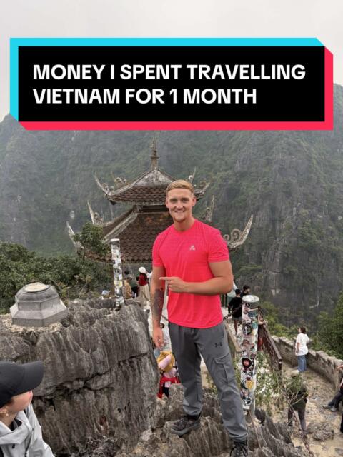 Replying to @CTravelTok12 there you go bro. By far the cheapest country I have ever been too, maybe the cheapest country in the world, the value for money here is off the charts&hellip; Food, accommodation, transport & activities near enough every day for &pound;31!! Mindblowing, will definitely be returning I can&rsquo;t recommend this place enough. I would personally start off here and ease your way in as this is by far the cheapest in SEA!! Any questions drop them in the comments or message me personally😊#uktraveller #budgetbreakdown #vietnam #traveltok #southeastasia 
