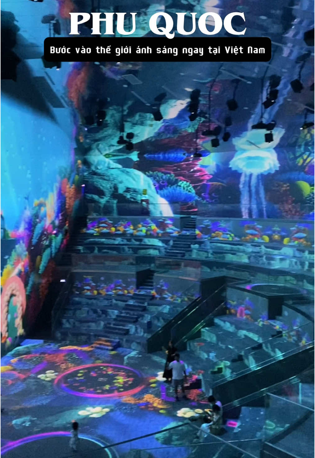 Ice Jungle &ndash; A World of Lights on the Pearl Island ✨✨   The moment you step in, you'll be swept into a dazzling world of colors, where vibrant lights dance with every step you take. The story unfolds through mesmerizing light effects, inspired by the creative team behind the global sensation "Baby Shark". Unique lighting effects combined with interactive experiences promise an unforgettable visual journey!🫧⭐️ Here, you'll meet quirky characters and wander through magical spaces like the frozen snow forest, the light waterfall, and the crystal lake. The blend of one-of-a-kind light effects and hands-on interactions guarantees a visual experience like no other!🌌✨ To make it easy for visitors to get here, Ice Jungle offers a free shuttle bus from the Sonasea &ndash; Ice Jungle route with fixed stops along the way. Just make sure to arrive at least 5 minutes early so you don&rsquo;t miss the ride!📌🗺️ &bull; Ice Jungle - Thế giới &aacute;nh s&aacute;ng ngay tại đảo ngọc ✨✨ Ngay khi bước v&agrave;o, bạn sẽ được cuốn v&agrave;o một kh&ocirc;ng gian lung linh đầy sắc m&agrave;u, nơi những dải &aacute;nh s&aacute;ng nhảy m&uacute;a theo từng bước ch&acirc;n. C&acirc;u chuyện được kể qua &aacute;nh s&aacute;ng được lấy cảm hứng từ ch&iacute;nh đội ngũ s&aacute;ng tạo đứng sau hiện tượng to&agrave;n cầu "Baby Shark". C&aacute;c hiệu ứng &aacute;nh s&aacute;ng độc đ&aacute;o kết hợp với tương t&aacute;c trực tiếp hứa hẹn mang lại trải nghiệm thị gi&aacute;c kh&ocirc;ng thể qu&ecirc;n! 🫧⭐️ Tại đ&acirc;y, bạn sẽ gặp gỡ c&aacute;c nh&acirc;n vật độc đ&aacute;o, bước qua những kh&ocirc;ng gian huyền ảo như rừng băng tuyết, th&aacute;c &aacute;nh s&aacute;ng v&agrave; hồ pha l&ecirc;. C&aacute;c hiệu ứng &aacute;nh s&aacute;ng độc đ&aacute;o kết hợp với tương t&aacute;c trực tiếp hứa hẹn mang lại trải nghiệm thị gi&aacute;c kh&ocirc;ng thể qu&ecirc;n!🌌✨ Để du kh&aacute;ch dễ d&agrave;ng tiếp cận, Ice Jungle cung cấp dịch vụ xe bus miễn ph&iacute; từ tuyến Sonasea &ndash; Ice Jungle, với c&aacute;c điểm dừng cố định. Đừng qu&ecirc;n đến sớm &iacute;t nhất 5 ph&uacute;t để kh&ocirc;ng bỏ lỡ chuyến xe nh&eacute;!📌🗺️  ________ 📍 Meyhomes Capital, An Thoi, Phu Quoc ⏰ 17:00 - 22:00 💵 200,000 VND/person #phuquoc #phuquocpeaktime #dulichphuquoc #dichoiphuquoc #icejunglephuquoc #icejungle #meyhomescapital #xuhuong #xuhuongtiktok #xuhuong2025 #xuhuongtiktok2025