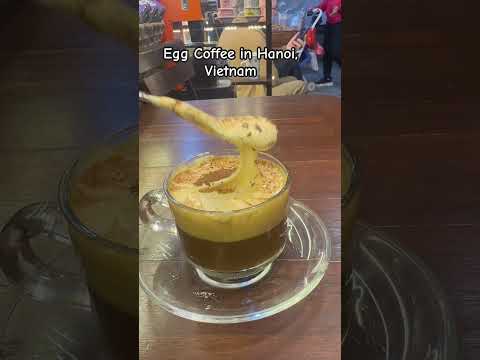 #egg #coffee in #hanoi #vietnam #travel #ytshorts #eggcoffee #vietnamesecoffee #shorts #coffeelover