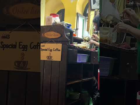Egg coffee? 🥚 Hanoi, Vietnam 🇻🇳 #shorts #video #travel #shortsvideo #vlog #hanoi #vietnam #viral
