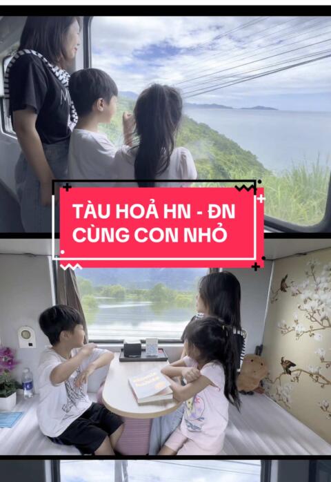 Trải nghiệm t&agrave;u hoả H&agrave; Nội - Đ&agrave; Nẵng c&ugrave;ng con nhỏ #tauhoa #danang #conyeu #dulichvietnam #fyp 