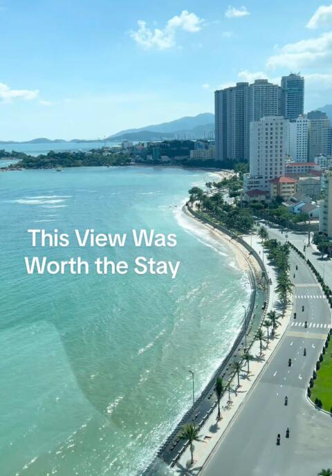 The view was out of this world. Waking up to the ocean never gets old. @Nha Trang Horizon Hotel  That said the hotel could improve on housekeeping and restaurant options, and the property feels a bit older. But overall: great location, beautiful views, and a very pleasant stay. #nhatrang #oceanview #hotelroom #vietnamtravel #hotelreview 