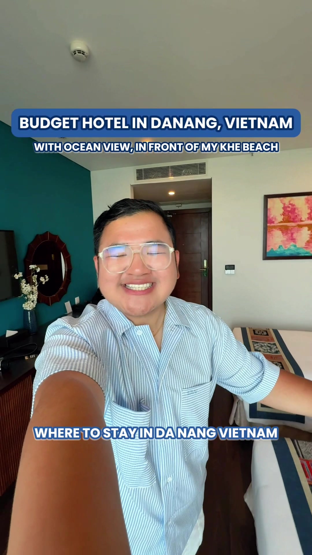 BUDGET HOTEL in DANANG, VIETNAM 🇻🇳 📍 Balcona Hotel Danang - facing My Khe Beach #danang #vietnam #asia 