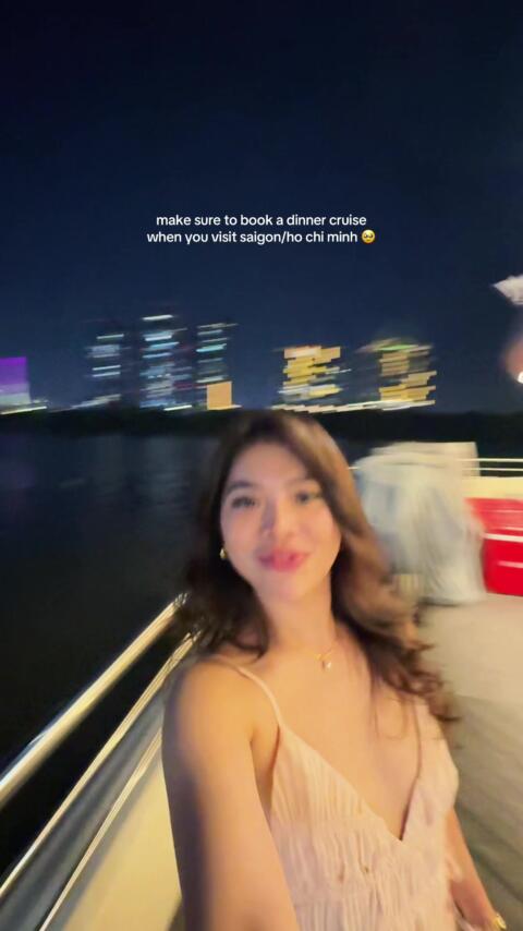 glad i did my research before flying out with my friend 🥹 #dinnercruise #hochiminhcity #eliteofsaigon 