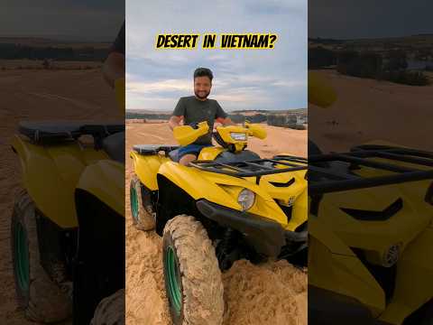 ATV Ride in White Sand dunes of Mui Ne, Vietnam #desert #vacation #ytshorts #shortsfeed #shorts