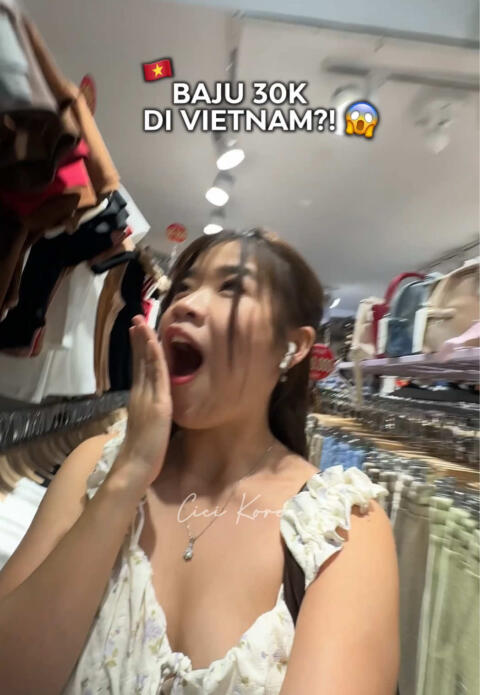 MURAHNYA KEBANGETANN😭😭 #CiciKeVietnam #vietnam #travel #shopping #hochiminh 