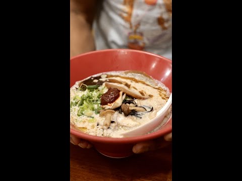 Vegan Ramen At Japan's Most Famous Ramen Chain 🌱 #shorts