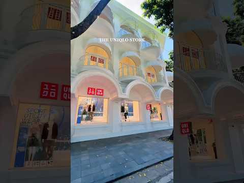 The prettiest Uniqlo store in Hanoi, Vietnam. 😍 #Hanoi #Vietnam #Uniqlo #travel
