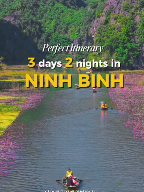 THE PERFECT 3 DAYS 2 NIGHTS ITINERARY IN NINH BINH 🌿  Looking to explore Ninh Binh in just a weekend? 👀 From stunning landscapes and boat rides to cultural landmarks and local experiences, this itinerary covers everything for a memorable trip. Watch till the end to see how to make the most of 3 days and 2 nights in Ninh Binh 👇 👇 Which activity would you try first on this itinerary? 👇 ✈️ Planning your #NinhBinhtrip? DM us or check the link in bio for detailed itineraries & travel tips! Tran Gia Journey &ndash; youth journeys, unforgettable experiences ✨ 📩 Start planning your Ninh Binh adventure with Tran Gia Travel today. Email: traveltrangia@gmail.com Hotline/WhatsApp: +84 966126070 🌿 Travel to Revive Your Soul. #TrangiaTravel #VietLocalTrip #VietnamTravel #NinhBinhItinerary 
