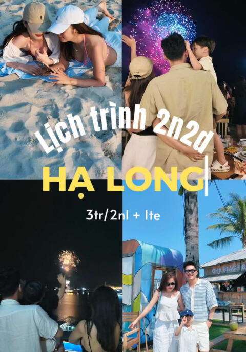 &ldquo;Chơi B&atilde;i Ch&aacute;y, ăn H&ograve;n Gai&rdquo; - c&acirc;u thần ch&uacute; nhắc lại 3 lần 🤣 #halongreview #lichtrinhhalong #angihalong #choigihalong #dulichhalong 