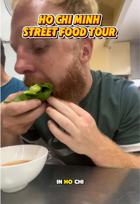 This is one of the best activities to do in Ho Chi Minh for sure and a great way to try lots of different Vietnamese foods #hochiminh #vietnam #streetfood