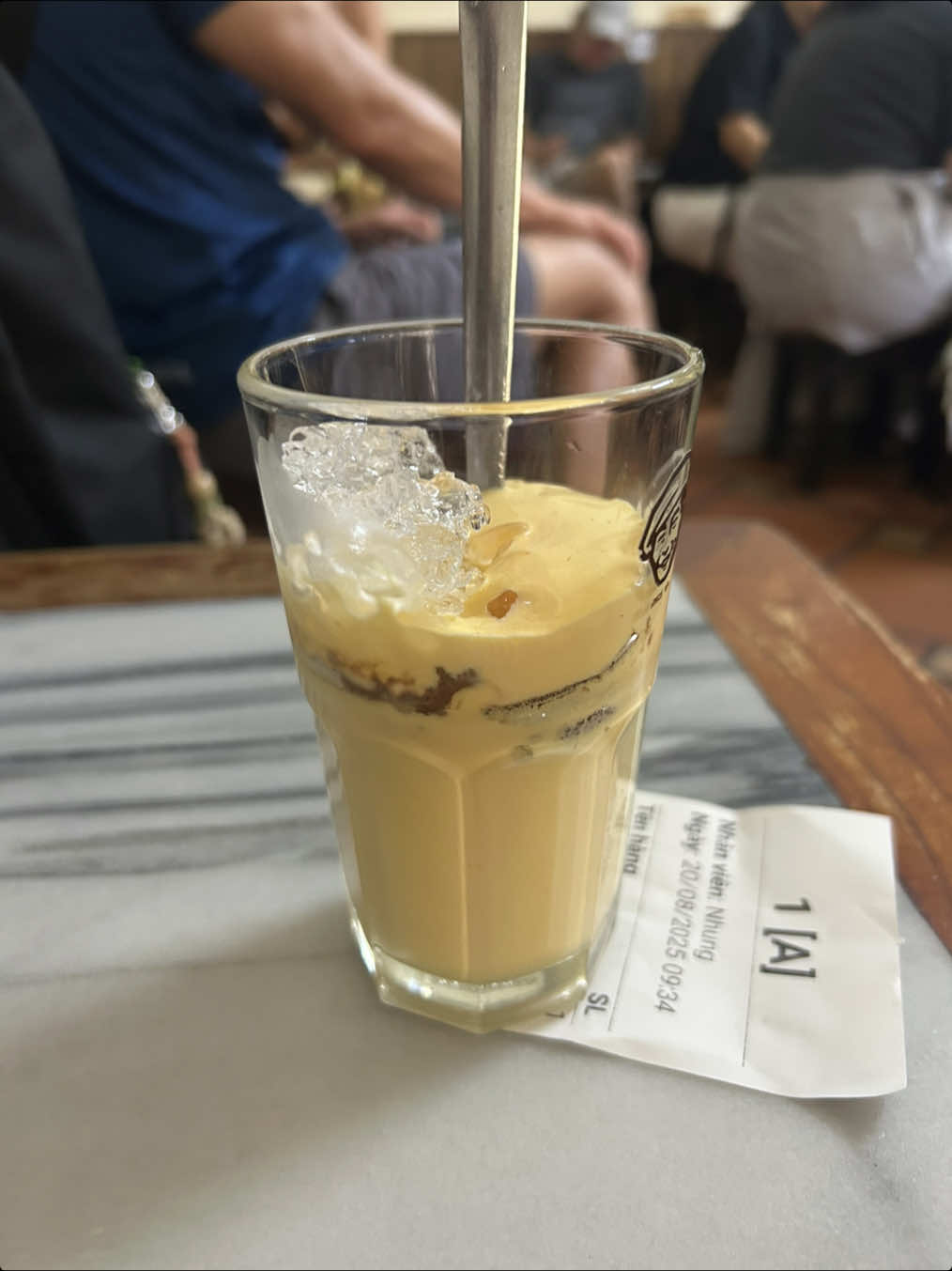 Trying the original &ldquo;Egg Coffee&rdquo; location in Hanoi.  These drinks are incredible, a real must try! 📍Cafe Gi&agrave;ng -  39 P. Nguyễn Hữu Hu&acirc;n, L&yacute; Th&aacute;i Tổ, Ho&agrave;n Kiếm, H&agrave; Nội, Vietnam #vietnam #eggcoffee #coffee #travel #hanoi 