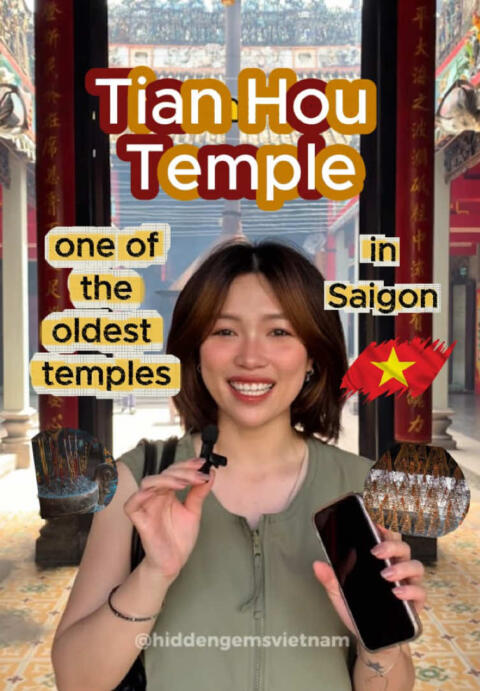 📍 Thi&ecirc;n Hậu Temple 710 Nguyen Trai Street, District 5, Ho Chi Minh City &mdash; right in the heart of Chinatown (Cho Lon). From District 1, it&rsquo;s just a 🚖 15&ndash;20 minute ride by taxi or 🛵 motorbike. ✨ If you want to feel Saigon&rsquo;s spiritual side and capture 📸 stunning shots of ancient Chinese architecture, this is the place to be! ✨ Tips for your visit: 👗 Dress modestly 🕯️ Buy incense outside 🌅 Visit early to avoid crowds ⏰ Open daily: 6:00 AM &ndash; 5:30 PM #backpacker #vietnamtravel #vietnamtemple#saigon #asiatravel 