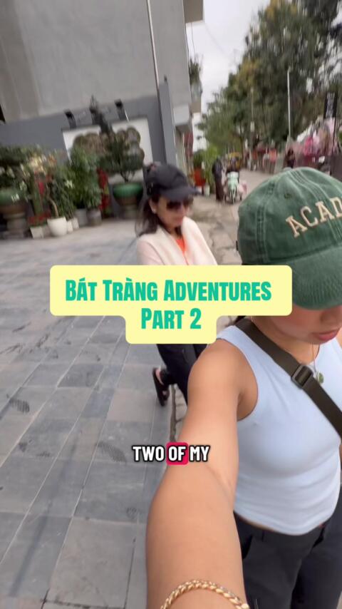 A random street encounter turned into the best tour of Bat Trang #pottery #vietnam #hanoi #battrang 