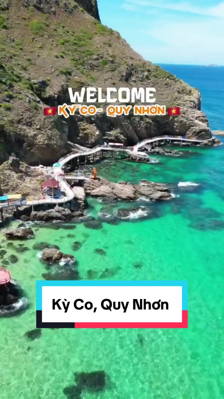 Mời c&aacute;c bạn c&ugrave;ng thưởng thức vẻ đẹp của b&atilde;i biển Kỳ Co, Quy Nhơn nh&eacute;!#nguyenthaihoc #hoctienganh #songngu #xh #kyco 