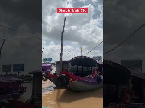 Bến Ninh Kiều Cần Thơ , đi chợ nổi miền T&acirc;y s&ocirc;ng nước #shorts