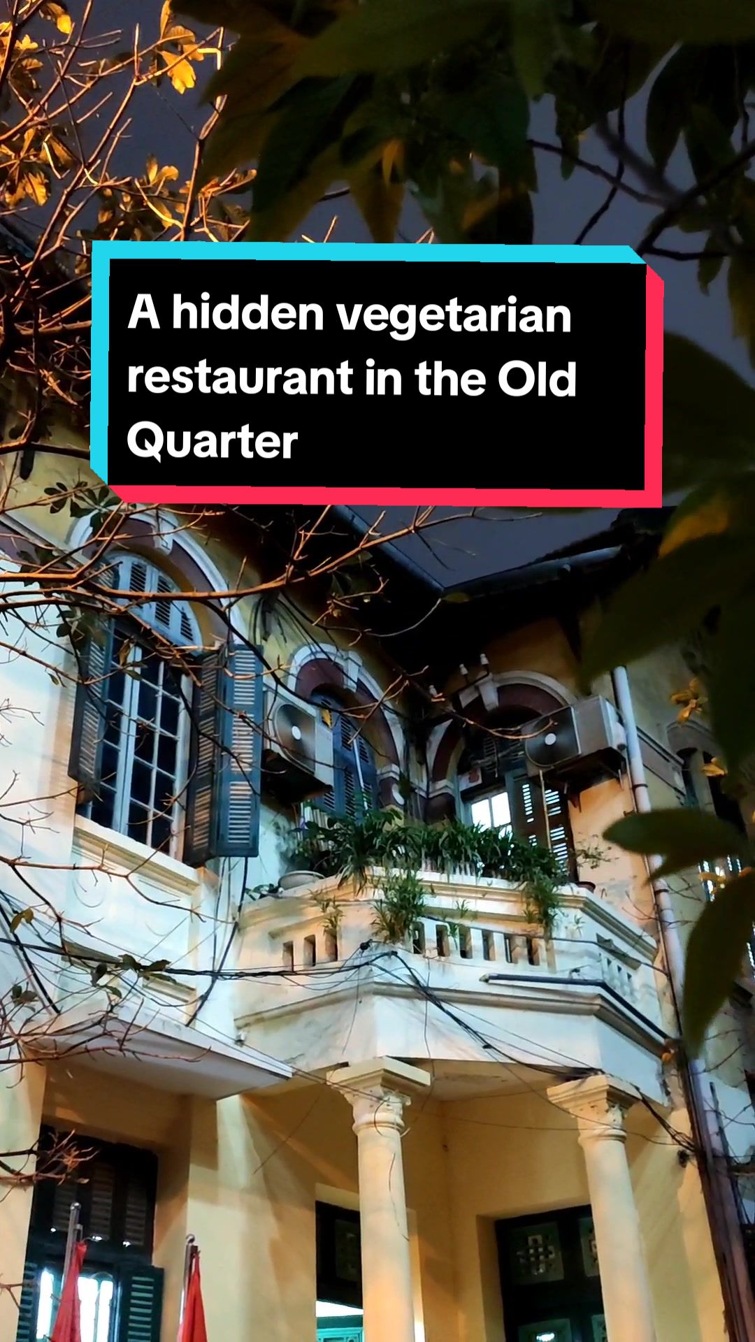 A vegetarian restaurant located in an old French villa hidden deep in an alley in Hanoi Old Quarter. . . . H&agrave; Nội lu&ocirc;n ẩn giấu những b&iacute; mật từng con ng&otilde;. H&ocirc;m nay m&igrave;nh đi ăn tại một qu&aacute;n chay nhỏ xinh nằm sau căn biệt thự Ph&aacute;p cổ ngay giữa l&ograve;ng phố cổ H&agrave; Nội. #hanoi #hanoifood #hanoifoodtour #hanoivietnam #hanoioldquarter #hanoistreet #oldquater #review #reviewdulich #dulich #dulichtiktok #reviewhanoi #trending #viral #xuhuong #xuhuongtiktok #food #vegetarian #restaurant #fyp #fypシ #watchinghanoi 