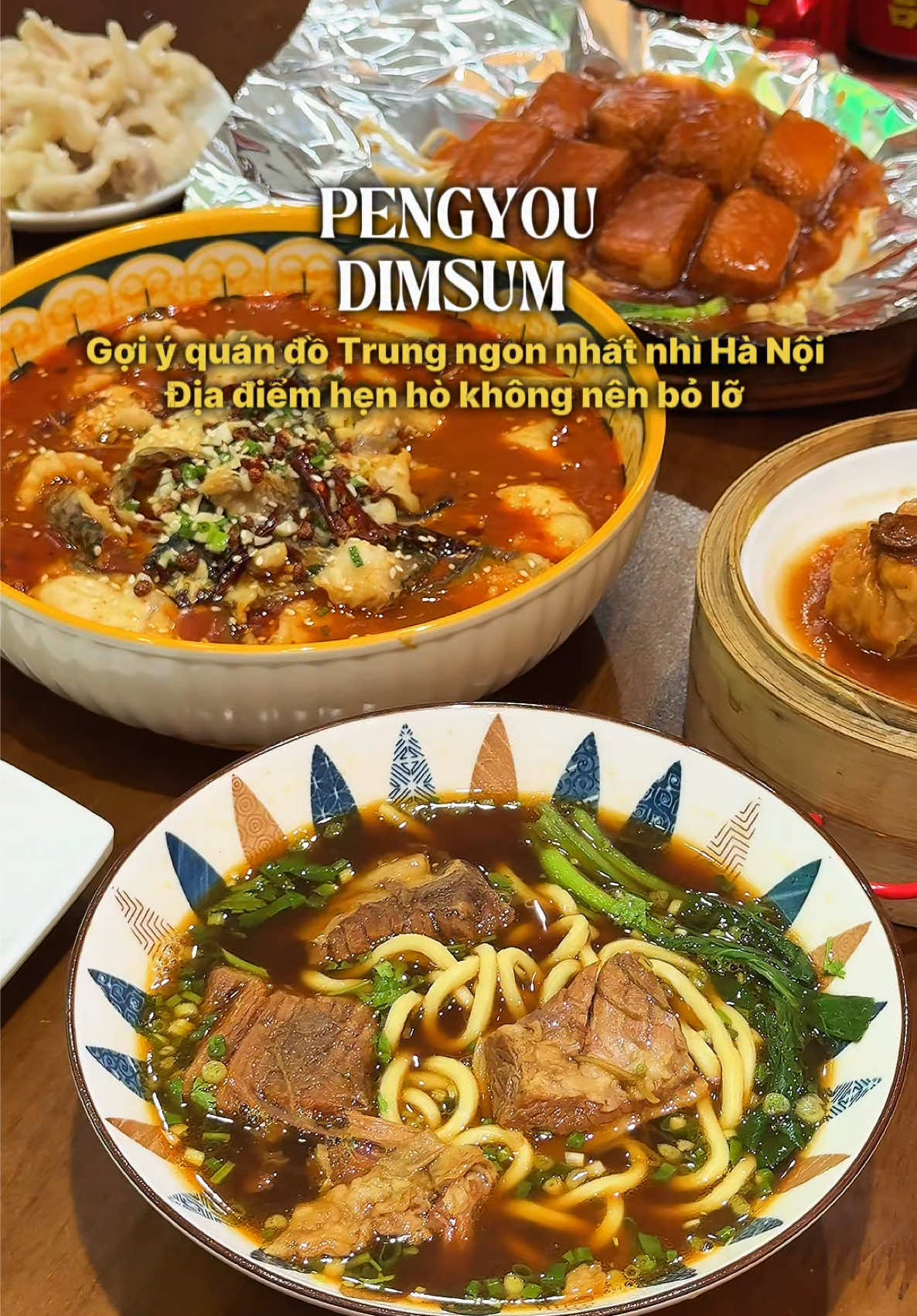 Qu&aacute;n đồ Trung tui kh&ocirc;ng muốn share cho mọi người v&igrave; sợ qu&aacute;n sẽ đ&ocirc;ng =))) #pengyoudimsum #dimsum #xh #xuhuong 