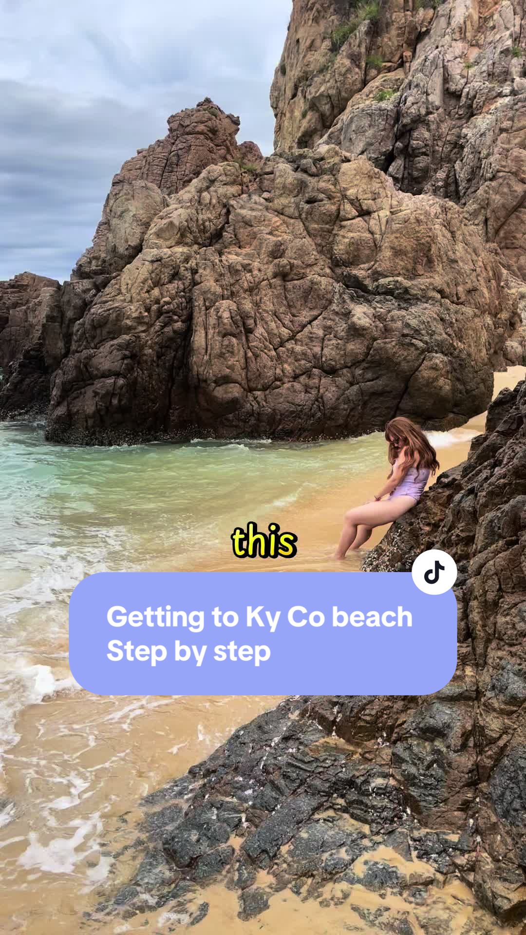 Step by step of how to get to Ky Co beach. Even if you go by private car or scooter, you have to take the shuttle. Let me know if you found this helpful 🥰🥰#vietnamtravel #quynhon #kycobeach #tiktokgo 