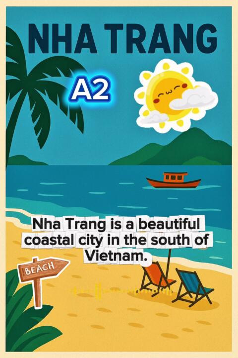 Nha Trang Beach #beach#englishlesson#viral#english#capcut 