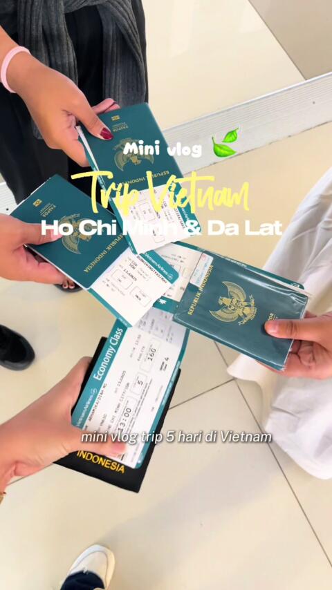 Girls trip to Ho Chi Minh dan Da Lat, jujur kurang lama durasi tripnya. Minimal seminggu 👀 #tripvietnam #girlstrip 