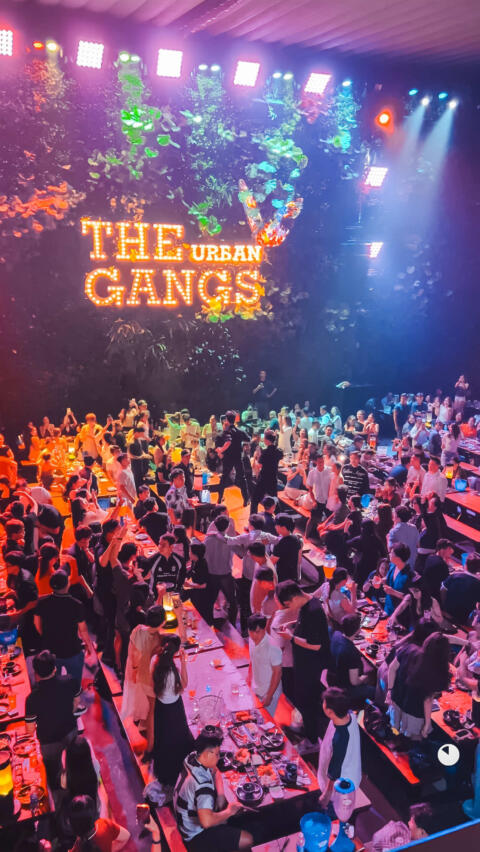 One of the best places to experience Ho Chi Minh City's vibrant nightlife. Imagine dancing non-stop for two hours to music that's impossible to resist. Would you give it a try? 📍The Gangs, Ho Chi Minh City. ________________ #nightlife #dancing #hochiminhcity 
