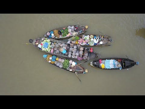 A floating market in Mekong Delta &ndash; Travel To Vietnam