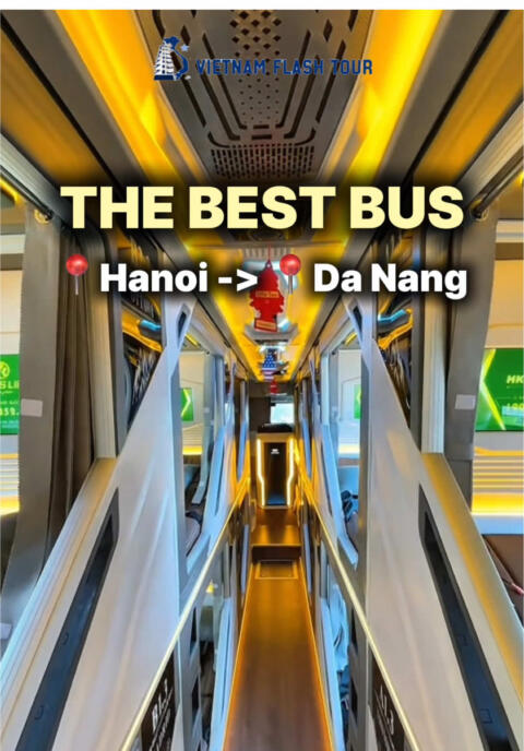 🚌 Luxury cabin bus from Hanoi to Da Nang?! Traveling from Hanoi to Da Nang can be much more comfortable than you think. This modern cabin bus offers a spacious and private travel experience for long journeys across Vietnam. Each cabin comes with leather massage seats, privacy curtains, entertainment screens, Wi-Fi, charging ports, blankets, and bottled water. There&rsquo;s even a clean toilet on board, so you don&rsquo;t need to wait for rest stops. The bus departs daily in the evening, making it a convenient overnight trip between the two cities. Save this for your next Vietnam adventure! 🇻🇳 📩 DM us for more travel tips and transport guides! #vietnamtravel #vietnam #danang 