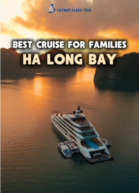 ✨ The Ultimate Ha Long Bay Cruise Experience You Should Not Miss Exploring Ha Long Bay becomes effortless when your journey combines comfort, scenery, and thoughtfully designed experiences all in one place because you can relax in a spacious private balcony cabin enjoy premium dining unwind by the four season pool and take part in activities like kayaking and visiting Sung Sot Cave without worrying about planning every detail ✨ Amenities and why you should book - Karaoke room for fun private entertainment in the evening - Mini golf area for light and relaxing activities onboard - Kids playground that keeps little ones active and engaged - Four season swimming pool with stunning bay views - Spacious sundeck perfect for sunset moments and photos - Luxury cabins with private balcony and full amenities - Spa and wellness spaces for relaxation during your trip We offer both 2 days 1 night and 3 days 2 nights itineraries so you can choose what fits your travel style best Send us a message now to check availability and plan your Ha Long Bay cruise experience 🌊✨ #vietnamtravel #vietnam #tiktokviral #halongbay 