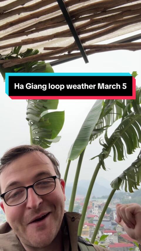 Ha Giang loop weather March 5 #vietnam #hagiangloop #hagiang 