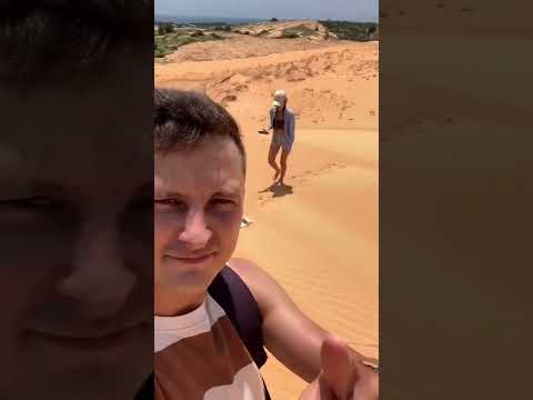 Red Dunes in Mui Ne,Vietnam #shorts
