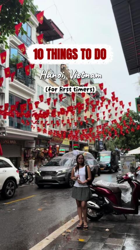 TOP 10 THINGS TO DO IN HANOI, VIETNAM AS A TOURIST! 😉🇻🇳 #travelguide #traveltips #hanoi 