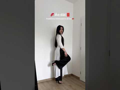 Traditional Vietnamese dress 🇻🇳 #shorts #aodai #aodaivietnam #vietnam #vietnamese #outfit