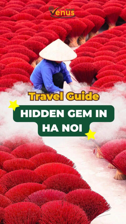 Ever seen incense sticks turned into art? 📍 Quang Phu Cau Village -  Hanoi, Vietnam Just 1 hour from Hanoi&rsquo;s Old Quarter, this traditional incense-making village is over 100 years old. Locals handcraft and dry bright red incense in stunning patterns - a perfect blend of culture & color. 🎥 Best time to visit: Morning (8AM-11AM) for great light & local activity. 📸 A must-visit spot for photographers & culture lovers! 👉 Follow for more hidden gems in Vietnam 🇻🇳✨ #vietnamtravel #fypシ゚ #thingstodoinvietnam #hanoinews #quangphucauvillage 