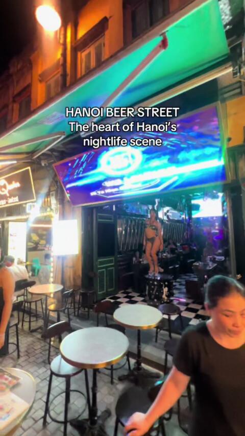 Ta Hien Street is an absolute must-visit for! The energy is electric. We squeezed onto tiny stools, drank cheap, fresh beer, and just soaked in the chaotic, bustling vibe. It&rsquo;s loud and crowded, but it was one of the most memorable nights of our trip. A truly unique Hanoi experience. #hanoi #beerstreet #tahien #vietnam #hanoibeerstreet 
