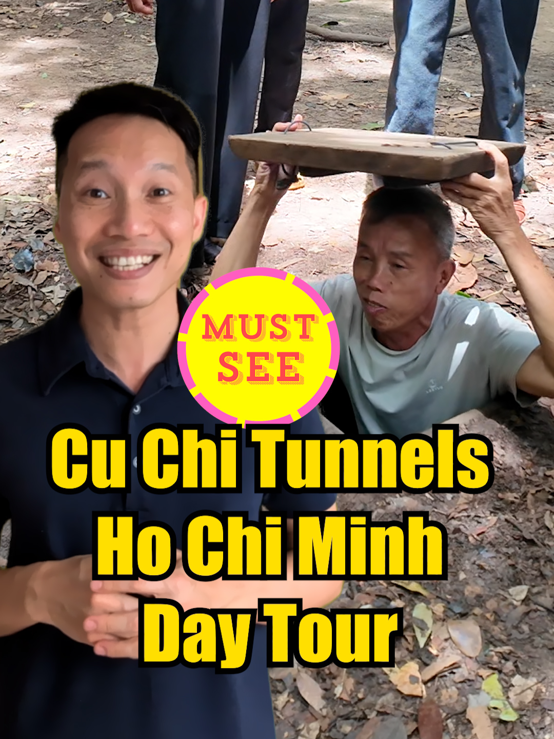 Cu Chi Tunnels Day Trip in Ho Chi Minh City - MUST VIST PLACES IN VIETNAM Where to go for a day trip from Saigon - Ho Chi Minh City? Let&rsquo;s explore the legendary Củ Chi Tunnels in Vietnam! This underground maze stretches over 250km and was used by Viet Cong soldiers during the Vietnam War to hide, fight, and survive. Crawl through tight tunnels, see hidden bunkers, and even try wartime snacks like steamed tapioca. Located just 70km from Ho Chi Minh City Centre, the Cu Chi Tunnel tour is a must-do for history lovers and adventure seekers. Would you dare to go underground? How to get to Cu Chi Tunnels? you can get there on a tour or take the public transport: Public bus No 13 from 23/9 Park in the City Centre to Cu Chi Bus Station then take bus No 79 from Cu Chi Station to Ben Duoc. Stop at Ng&atilde; 3 Đền Bến Dược. If you have any questions like: Ho chi minh cu chi tunnel tour? how to visit cu chi tunnels? Cu chi tunnels tour price? cu chi tunnel network map? where is cu chi tunnels located? Send me a message. New Vietnam visa rules: - You can get an e-visa that's valid for up to 90 days to travel to Vietnam. - Multiple entries visa is now available to travellers - And there are more visa exemptions for more countries. So if you have a passport of the countries in the list below, you won't need a visa to enter Vietnam. How to get an evisa to Vietnam? - Go to Vietnam e-visa website: www.evisa.gov.vn from the Immigration Department - Ministry of Public Security of Vietnam. Vietnam Visa processing time: How long does it take to get your visa? 3-5 working days but I recommend everyone to apply for the visa at least 1 month before their departure date. I am Trung. I am Vietnamese. I am your Vietnam Travel Guru. Thanks for watching and please follow me for more Vietnam Travel Tips. #vietnam #vietnamtravel #travelvietnam #vietnamtiktok #traveltiktok #visitvietnam #vietnamtrip #vietnamtourism #vietnamlife #vietnamfood #backpack #backpacking #budgettravel #trungcooky #melbourne #australia #vietnamvisa #visaprocess #wanderlustvibes #viral #viralvideo #besttime #vietnamairport #travelhacks #danangairport #airport #tansonnhatairport #noibaiairport #travelhacksandtips #vietnamevisa #fyppppppppppppppppppppppp #travelguide #explorevietnam #thingstodoinvietnam #hanoitourism #adventure #tourism #tipsandtricks #fasttrack #fastrackcustomsclearance #fasttrackairport #fasttrackvietnamairport #mustvisit #MUSTSEE #CUCHI #cuchitunnels