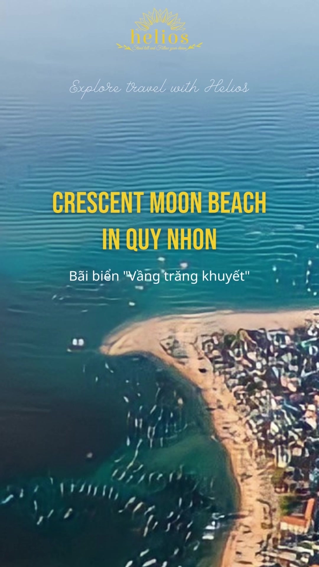 Cresent Moon Beach - Quy Nhon #English #xuhuong #trending #learnEnglish #hoctienganh #HeliosEnglish
