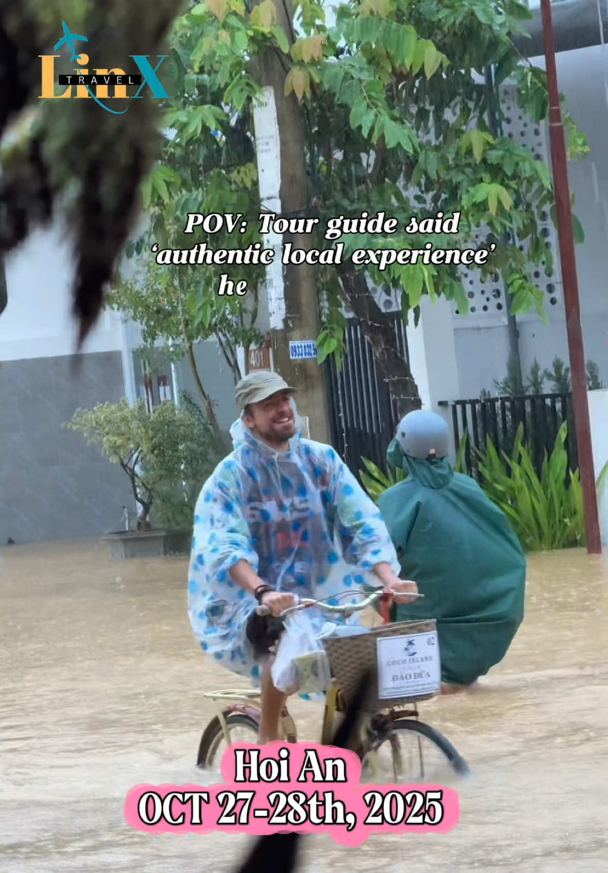Hoi An still shines, even when the streets disappear #HoiAn #FloodSeason #VietnamTravel #UniqueExperience