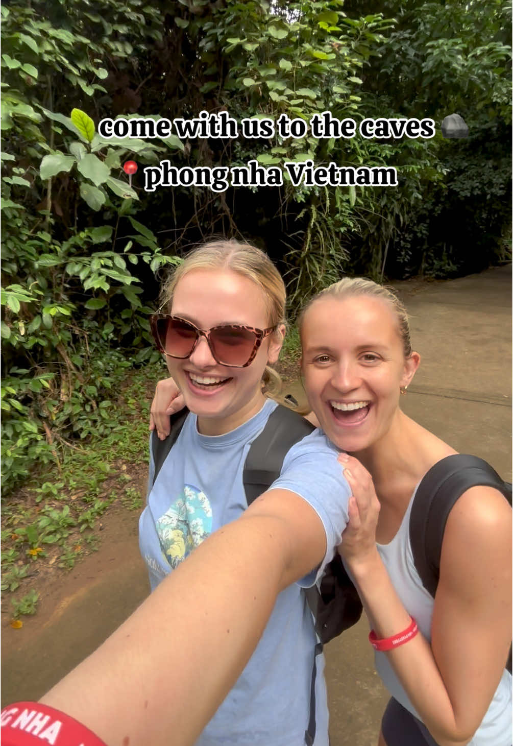 excuse us it was hot and sweaty 😂 #fyp #phongnha #cave 