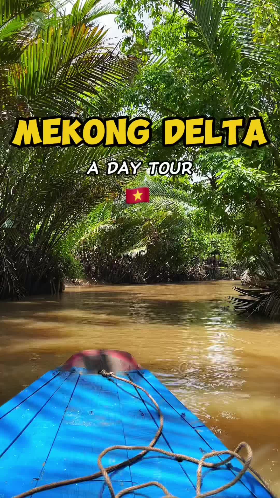a day tour in Mekong Delta Vietnam 🇻🇳 #travel #mekongdelta #vietnam #fyp #adaytour 