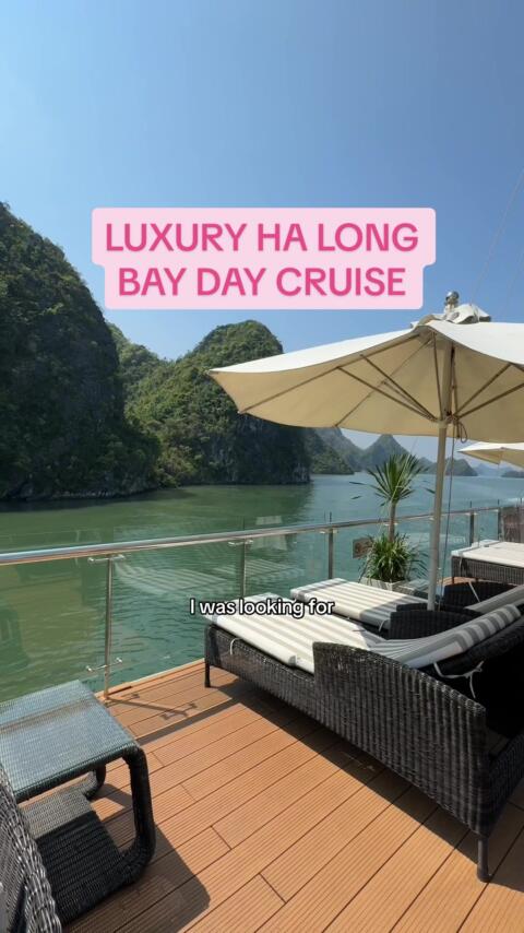 Ha Long Bay has been on my bucket list forever 🥹 it totally lived up to the hype and Im really happy with the boat I chose. This is my review of Jade Sails, the day cruise version of elite of the seas ha long bay cruise #cruise #travel #luxury 