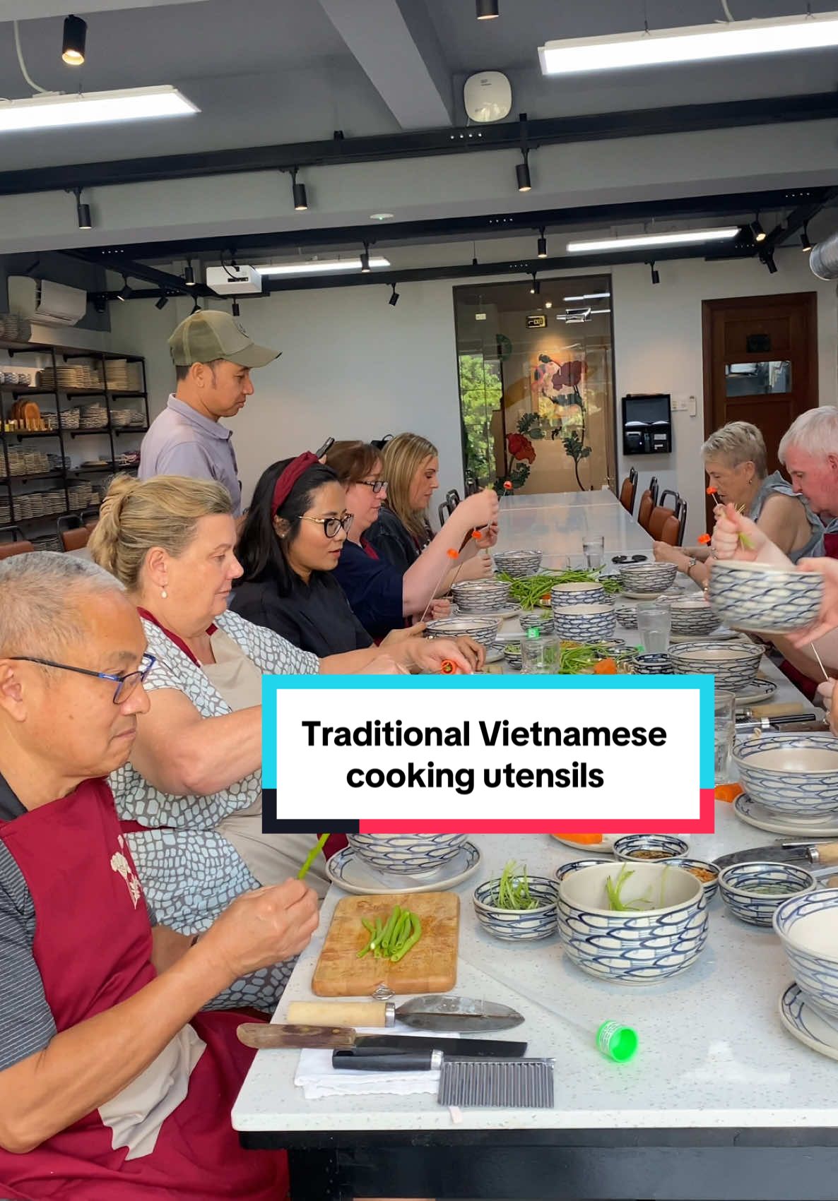 You will be introduced to the traditional Vietnamese kitchen with cooking utensils still closely linked m to the Vietnamese way of life in the past.  #hoatuccookingclass#hochiminhcity #vietnamesecuisine#vietnamesecookingclass#cookingclass#foodie #tiktok #fyp #wanderlust #asianfood #travel