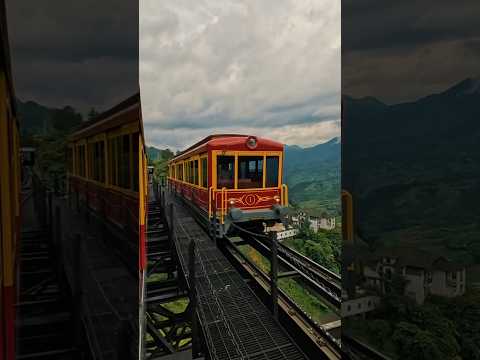 Fansipan Monorail: The most scenic 2 minutes in Sapa, Vietnam #fansipan #sapa #vietnam #monorail