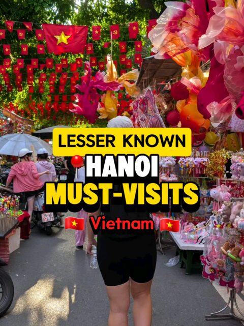 Don't skip these 4 spots in 📍Hanoi 🇻🇳 📌 Cafe Pho Co ☕ 📌 Ethnology Museum 🛖 📌 Train Street Southern Entrance 🚂 📌 Dong Xuan St and Hang Ma St 🛍️ For our 🚂 Train Street guide, with the southern entrance, timetables and our recommended cafes, tap the 🔍 Find Video Info button on our link in bio 🔗 💬 Or comment "link" Want more recommendations for Hanoi & other cities? 💖 Tap the link in bio 🔗 for our free MUSTS Guide! 🇻🇳 . . . #vietnam #vietnamtravel #vietnamtips #hanoi #vietnamtrip 