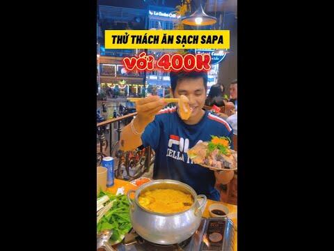 [ Du lịch Sapa ] Thử th&aacute;ch ăn sập Sapa chỉ với 400k #shorts #dulichsapa #sapa