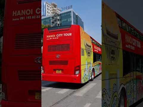 Hanoi city tour Hop On Hop Off #thebaobabrepublic #hanoitour #hanoi #bus #hoponhopoff