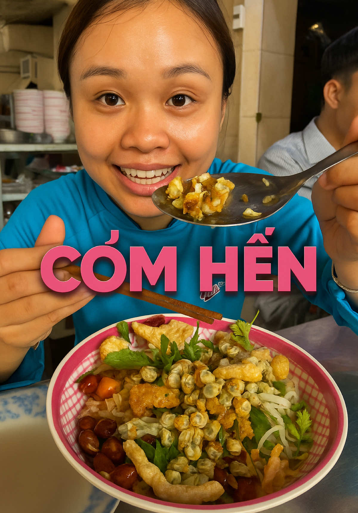 🦪 Rice with baby clams? Yep &ndash; and it's AMAZING Vietnamese cuisine.  🍚 Cơm Hến &ndash; the most chaotic rice bowl you'll ever love 🇻🇳🔥 From the imperial city of Huế, this iconic dish is salty, spicy, funky&hellip; and totally addictive. 🎢 Every bite is a flavor rollercoaster &ndash; warm rice meets crunchy toppings, a punch of fermented shrimp paste, and the briny sweetness of tiny clams.  💥 It&rsquo;s intense, it&rsquo;s local, and it hits different. 💬 Would YOU dare to try this Hue specialty? #KissTourVN #KissTour #motorbiketours #scootertours  #ComHen #HueFoodie #VietnameseCuisine #HueCuisine  #ExploreVietnam #ComHenLovers #FoodTourVietnam #KissFoodReview 