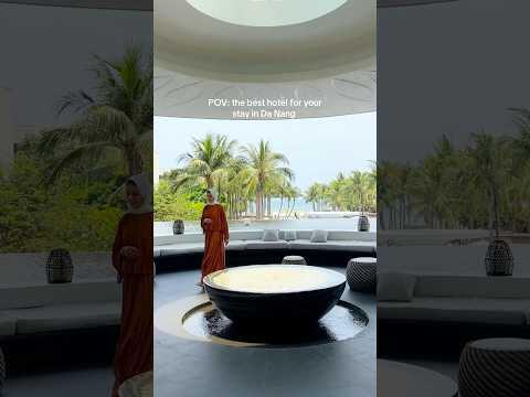 The best beach hotel stay in Da Nang 🌿🇻🇳😍🌊 #vietnam #danang #vietnamtravel #vietnamhotel