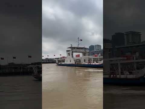 Ferry port In Phnom Penh Cambodia #shorts