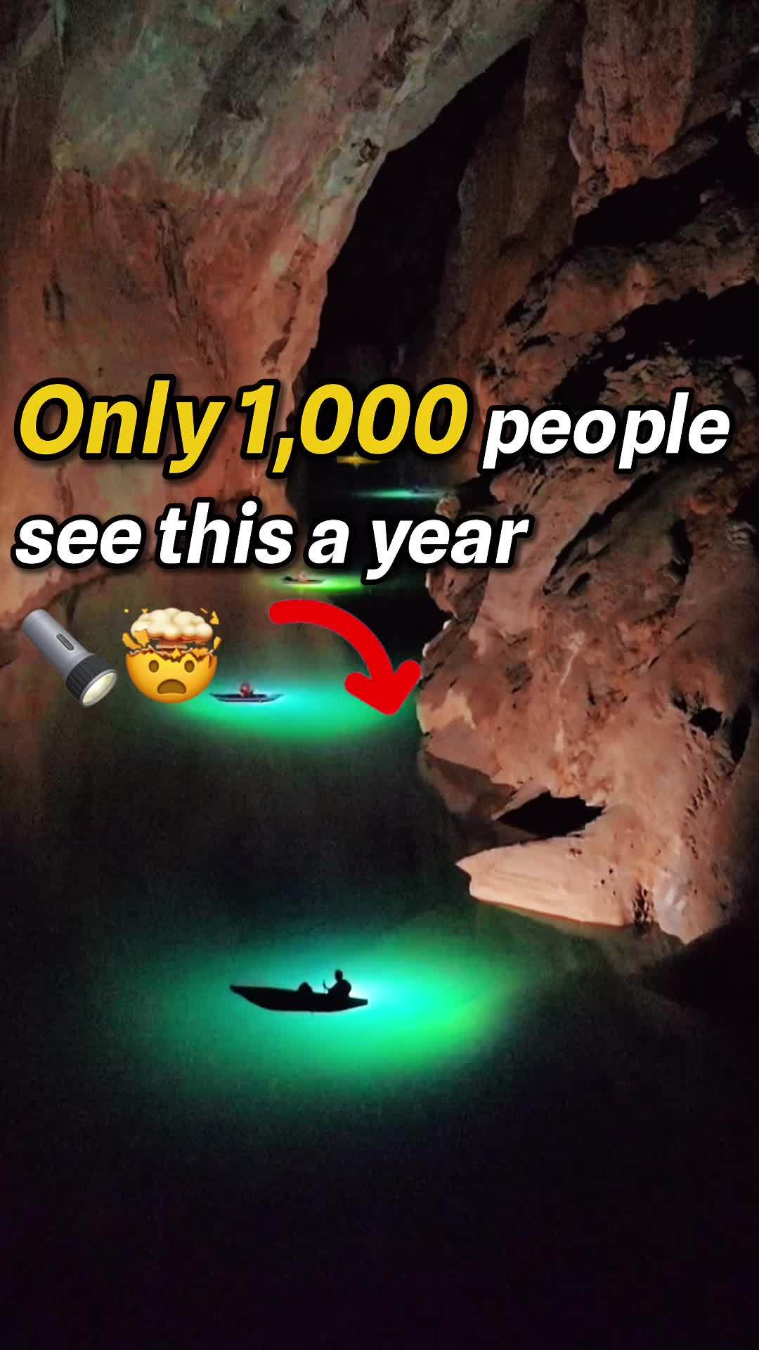 🌍 This is the world&rsquo;s largest cave &mdash; only 1,000 people get to enter each year, and it&rsquo;s so massive you could fit the Empire State Building inside 🏙️ The journey takes 4 days on foot, and once you&rsquo;re in, it feels like stepping into Avatar 🌿 Would you go? 👣✨  📸@danielkordan #travel #vietnam #cave #fyp #hiddengems  